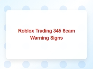 Roblox Trading Scam Warning Signs to Watch for